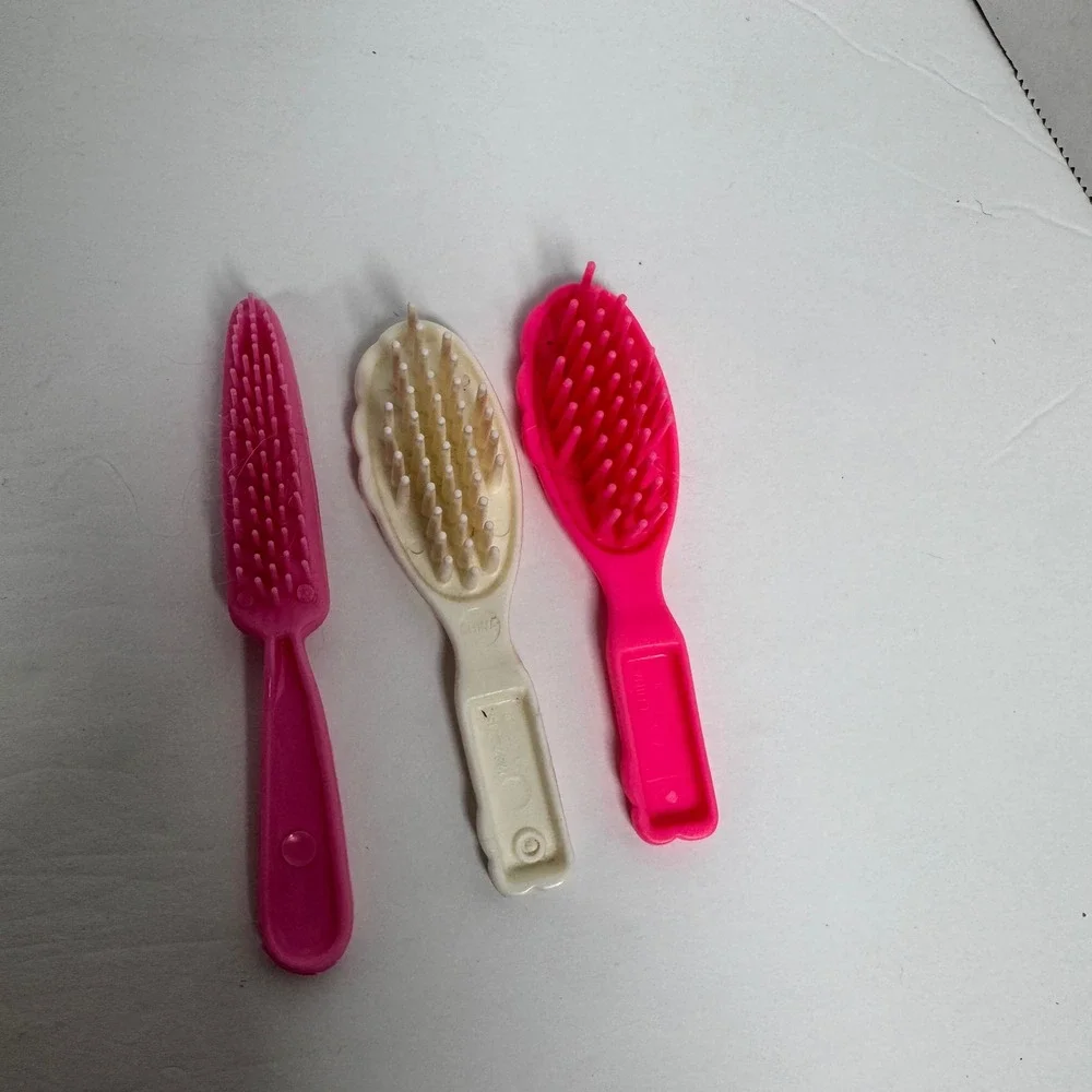 Vintage Mattel Barbie Accessory Lot Dr Barbie Clipboard‎ Notebook Brushes Bucket